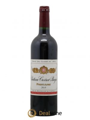 Château Croizet Bages 5ème Grand Cru Classé  2010 - Lot de 1 Bouteille