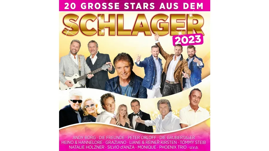 20 große Stars aus dem Schlager 2023