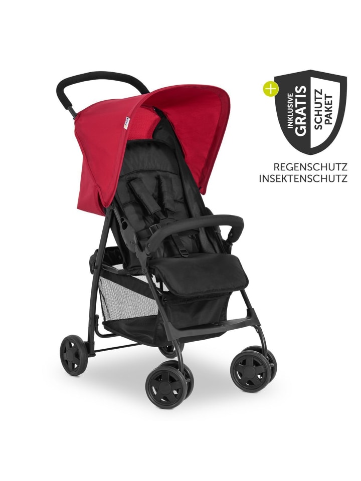 Hauck Buggy Sport inkl. Schutzpaket - Blue in rot günstig kaufen onesize