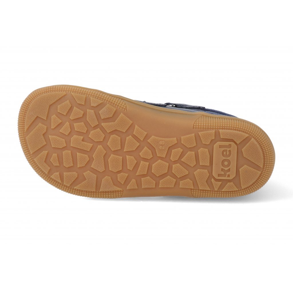 Koel4kids Ethan TEX Wool Blue 07T023.102 mit Wolle gefütterte Winterbarfußschuhe