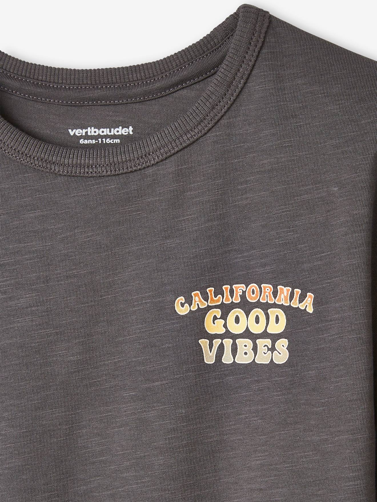 Vertbaudet Jungen T-Shirt, Print hinten - senfgelb
