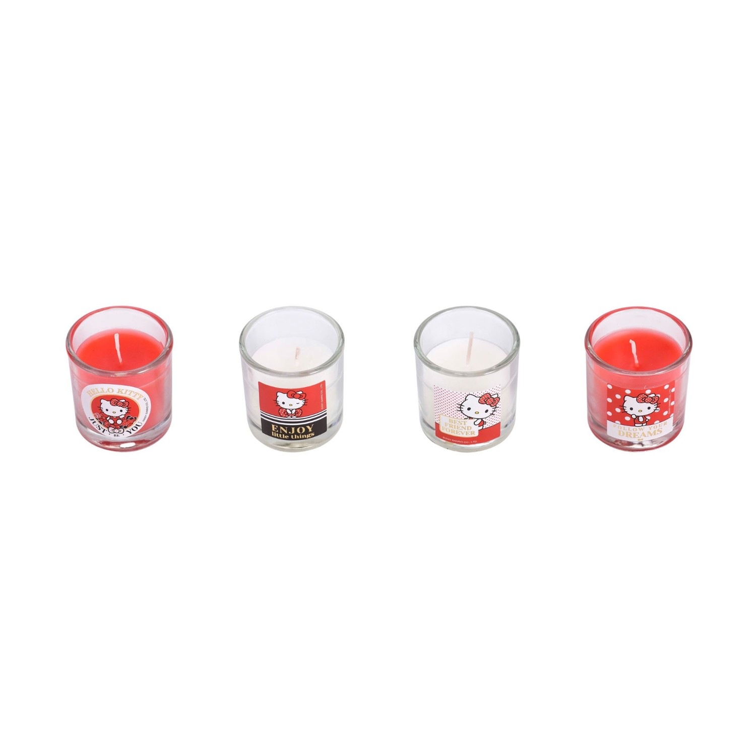 Take a Candle Hello Kitty - Set od 4 mirisne svijeće, 30 g