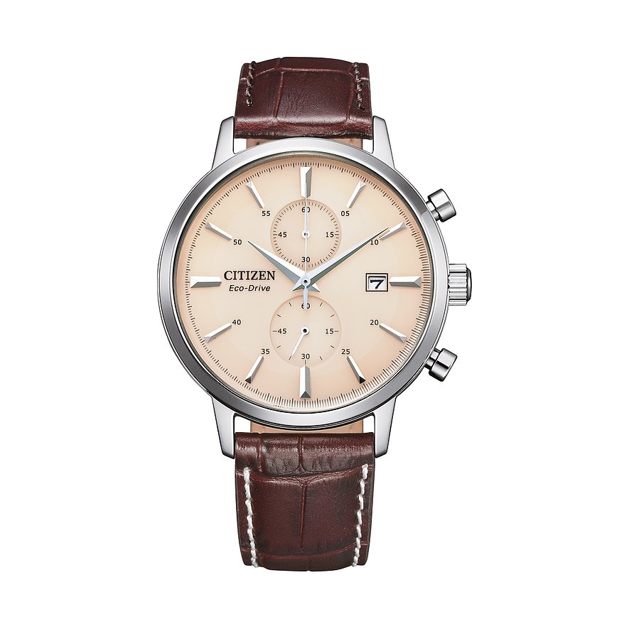 Citizen Chronograph Leder Eco-Drive
