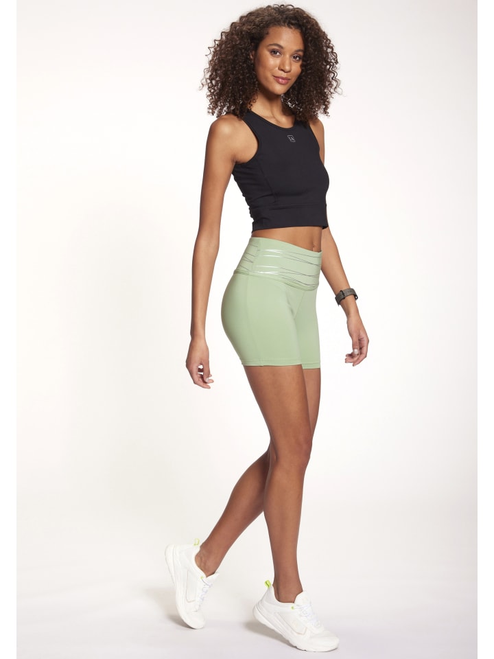 Vivance Active Shorts in mintgrün, silber günstig kaufen