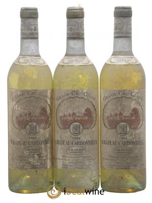 Château Carbonnieux Cru Classé de Graves  1986 - Lot de 3 Bouteilles