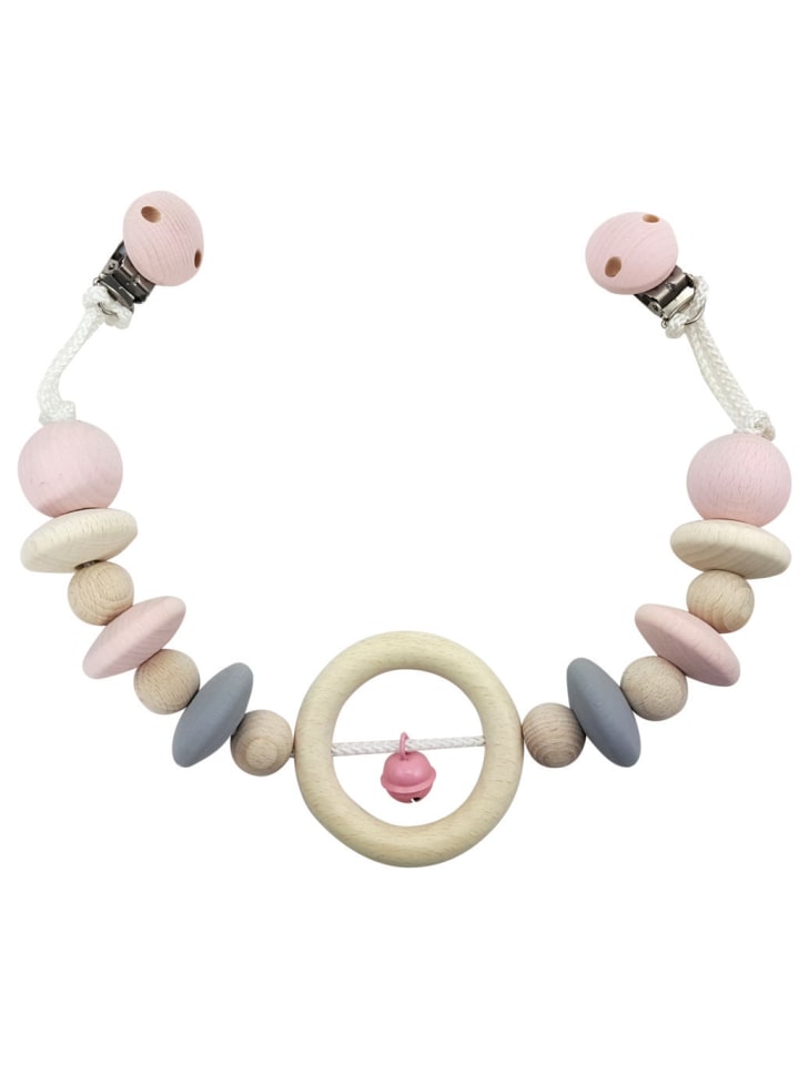 Hess Holzspielzeug  Wagenkette in Natur/Rosa günstig kaufen onesize