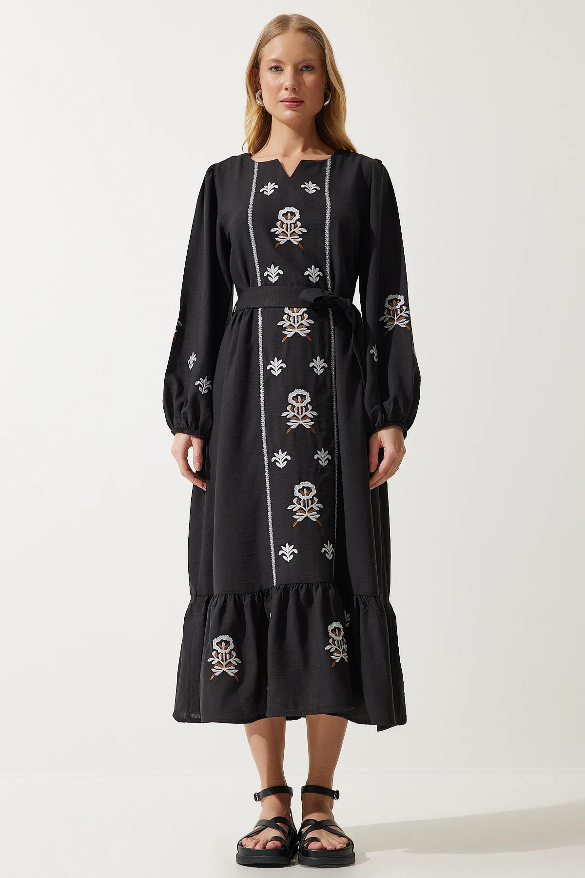 Happiness İstanbul  Kleid - Schwarz - A-Linie