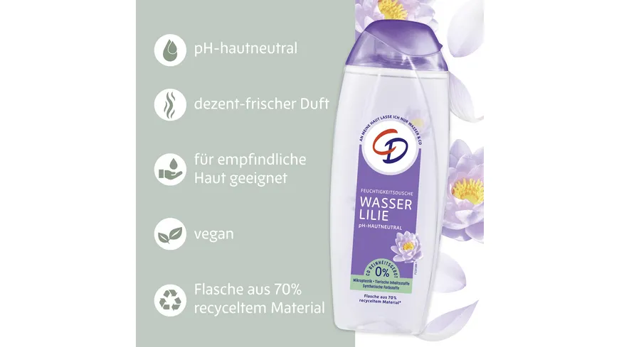 CD Dusche Feuchtigkeit Wasserlilie 250 ml