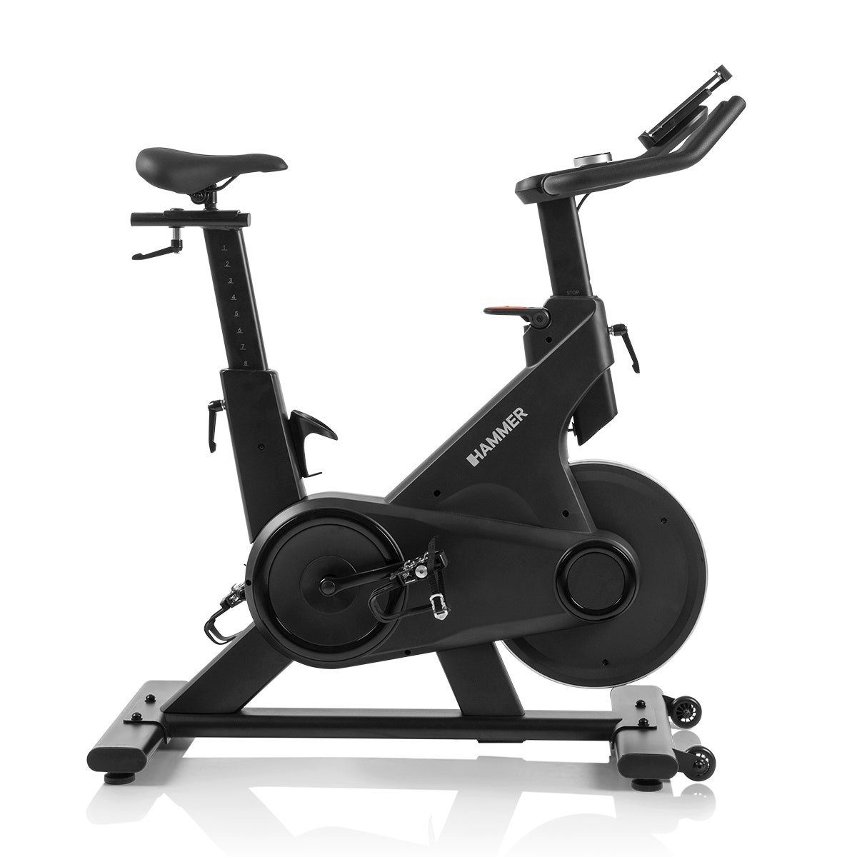 Hammer Heimtrainer Speed Race X, 20 kg Schwungmasse, Kinomap & Zwift