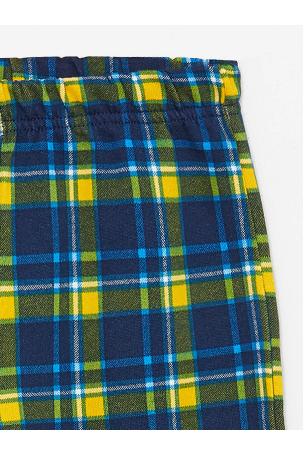 LC Waikiki  Jungen-Pyjama-Set mit Rundhalsausschnitt, kariert und langärmelig