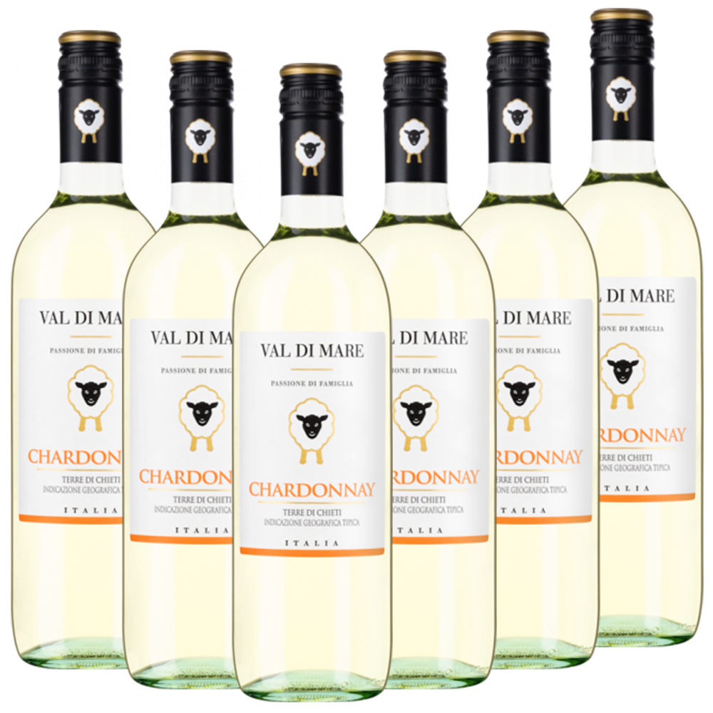 Cantine Spinelli Chardonnay Terre di Chieti IGT Val di Mare Spinelli Italien  trocken - 6er Karton