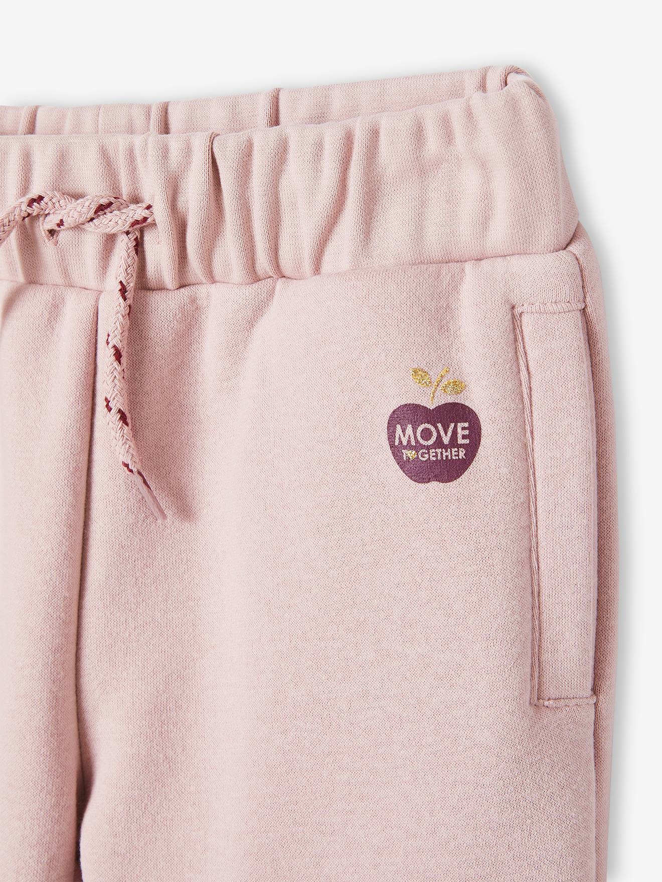 Pantalon jogging Basics fille gris clair chine