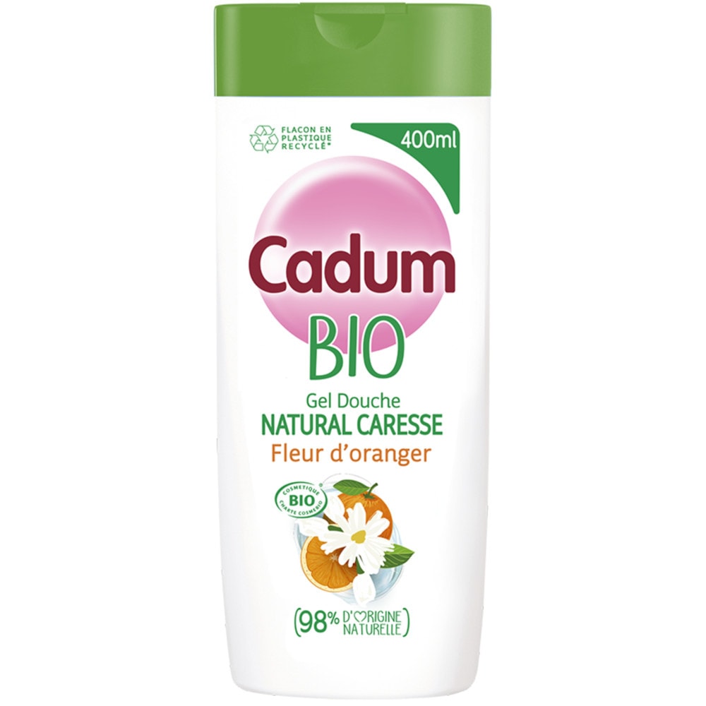 cadum Cadum Douche Gel douche natural caresse à la fleur d'oranger