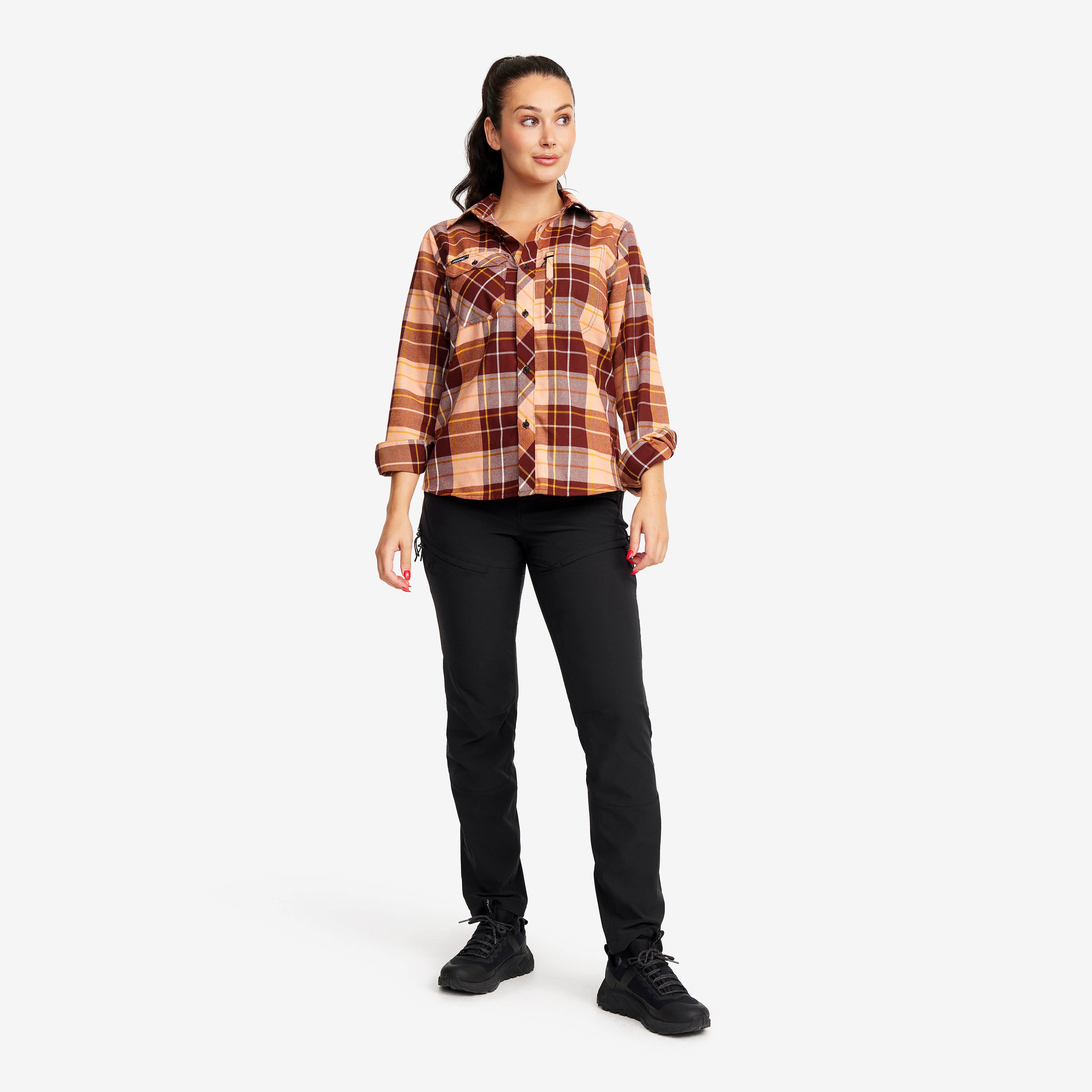 Flannel Shirt Femme Toasted Nut