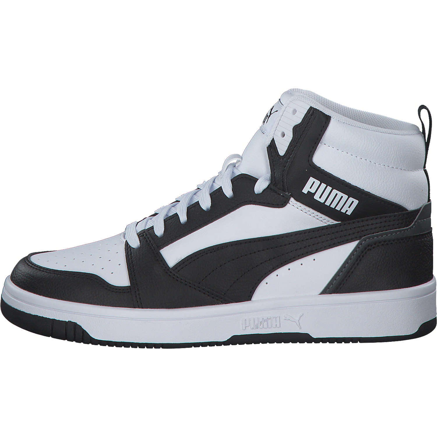Puma Rebound v6 Mid Jr. 393831, Stiefel, Schwarz