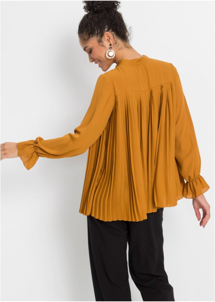 Plissee Bluse