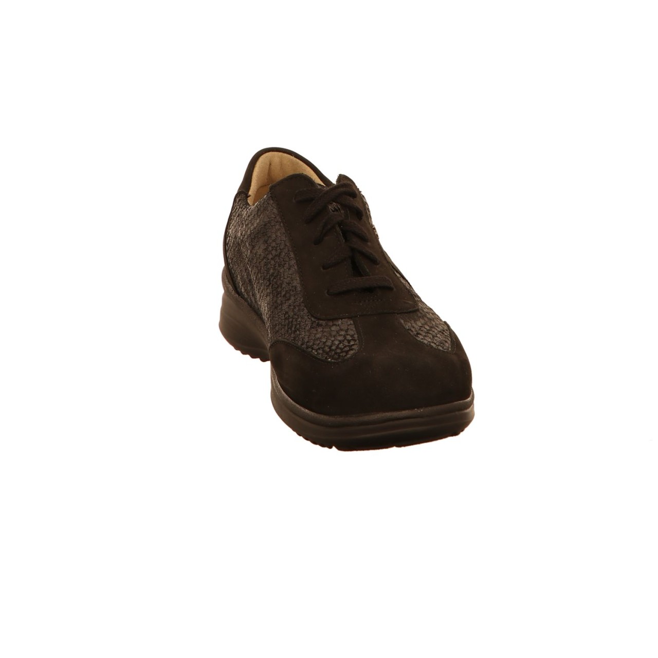 FINN COMFORT Freizeit Schnürer schwarz Finn Lazio schw./anthrazit