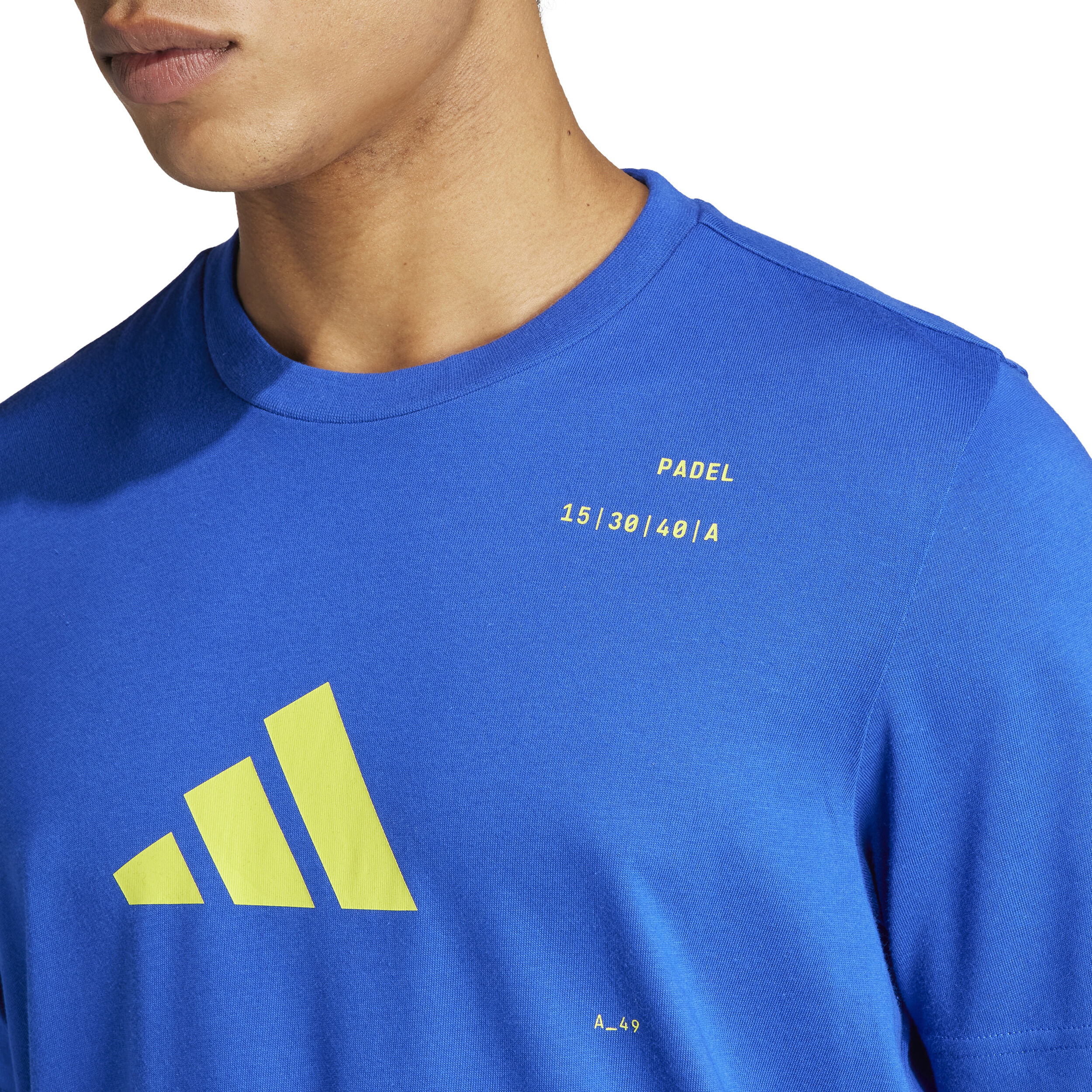 T-Shirt Herren - Blau, Gelb
