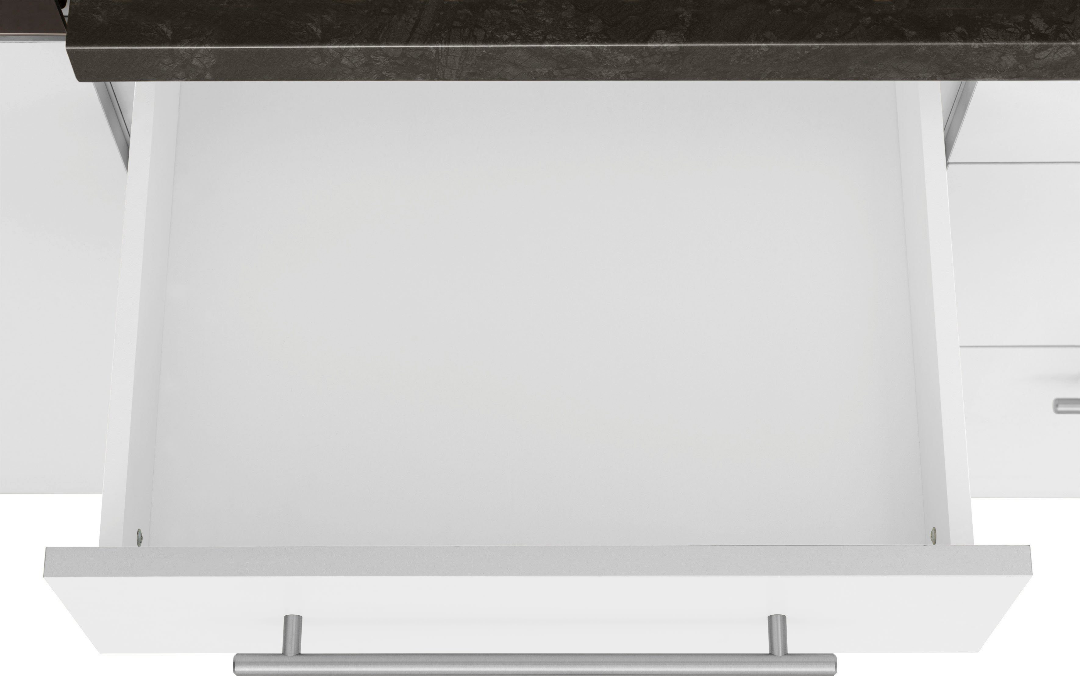 wiho Küchen Küchenzeile Unna, mit E-Geräten, Breite 370 cm