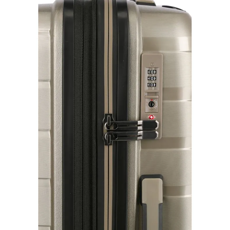 Travelite AIR BASE Trolley M (4 Räder) - Champagner