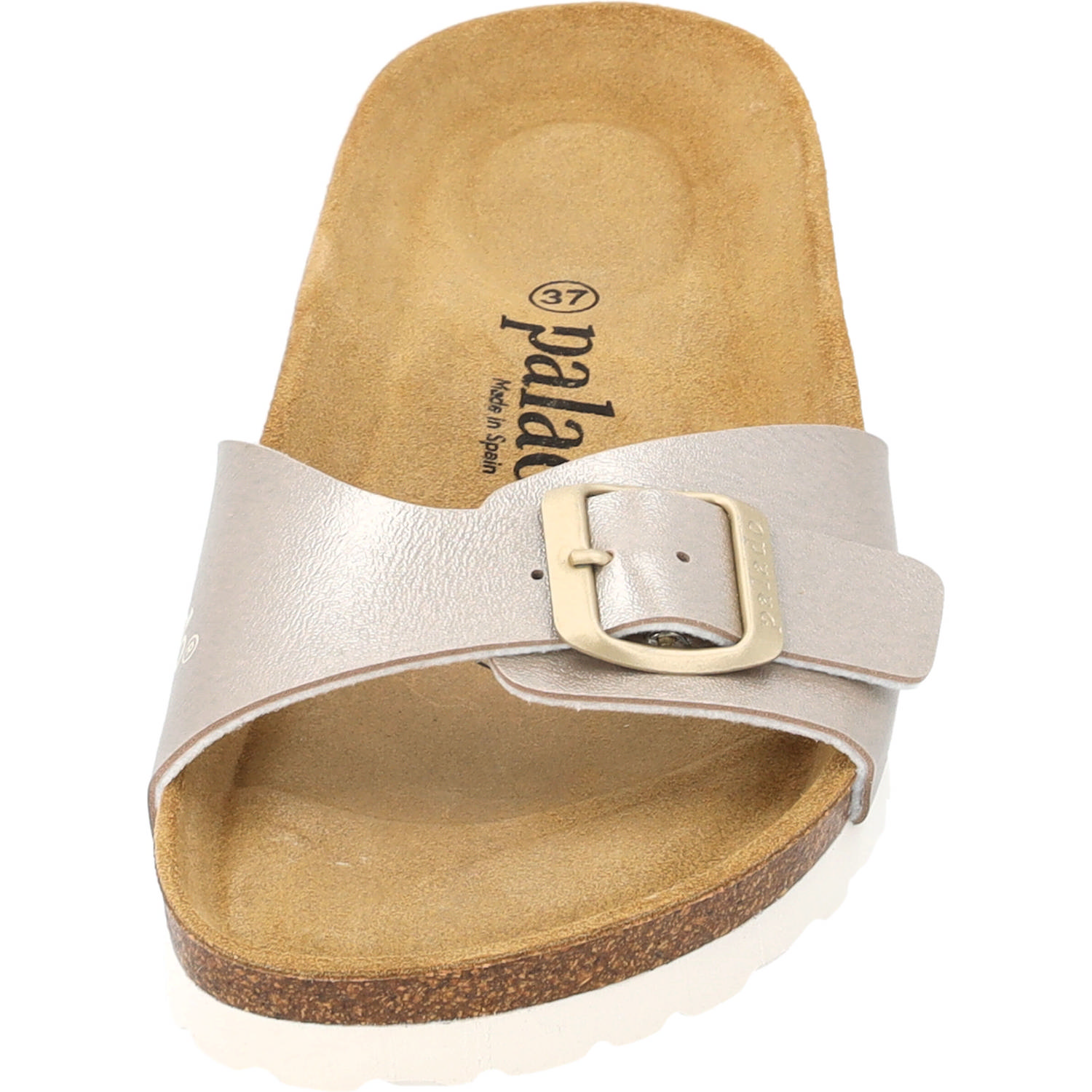 Palado Malta Metallic, Pantoletten, Damen, beige metallic