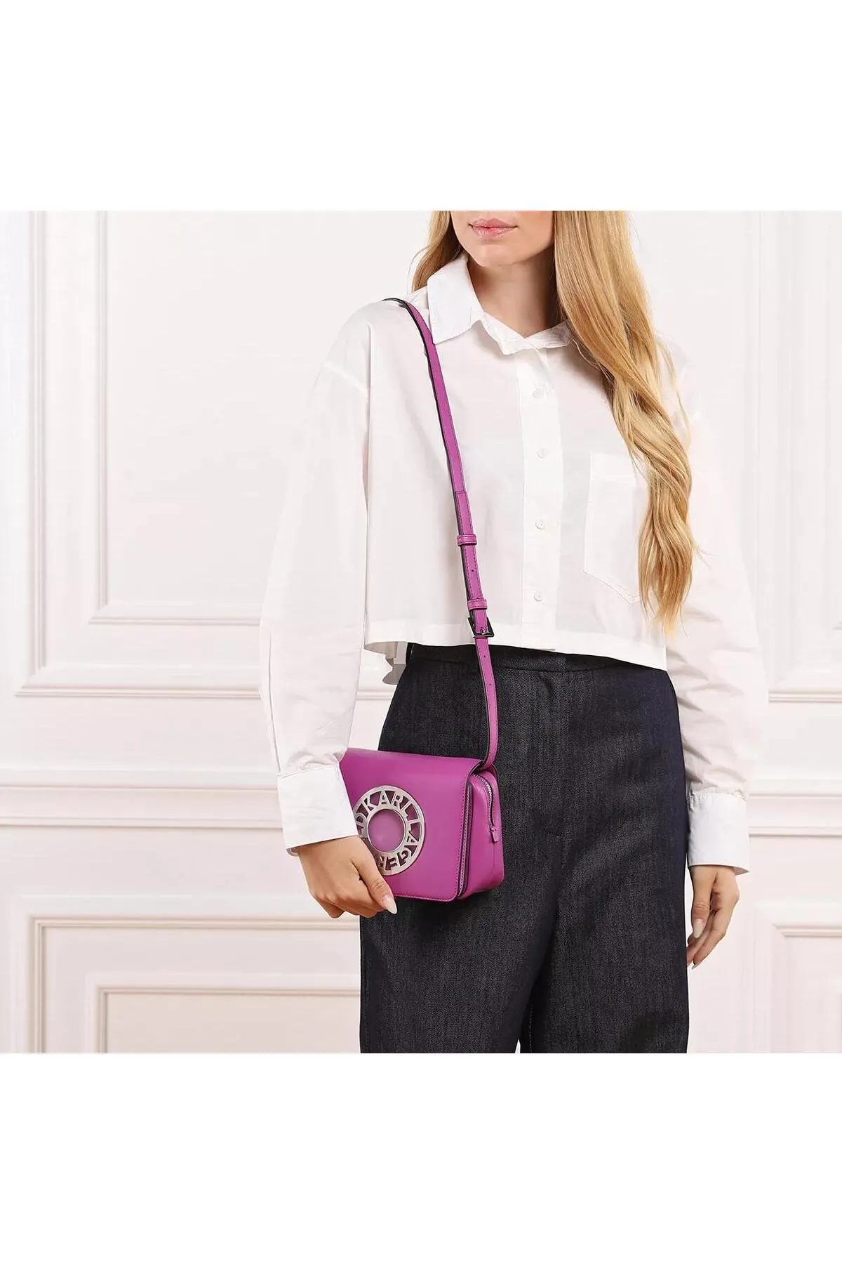 Karl Lagerfeld  K/Disk Umhängetasche Bouganville