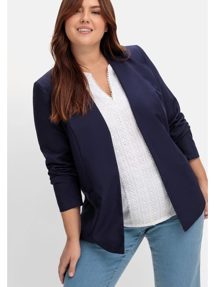 sheego Blazer in marine günstig kaufen