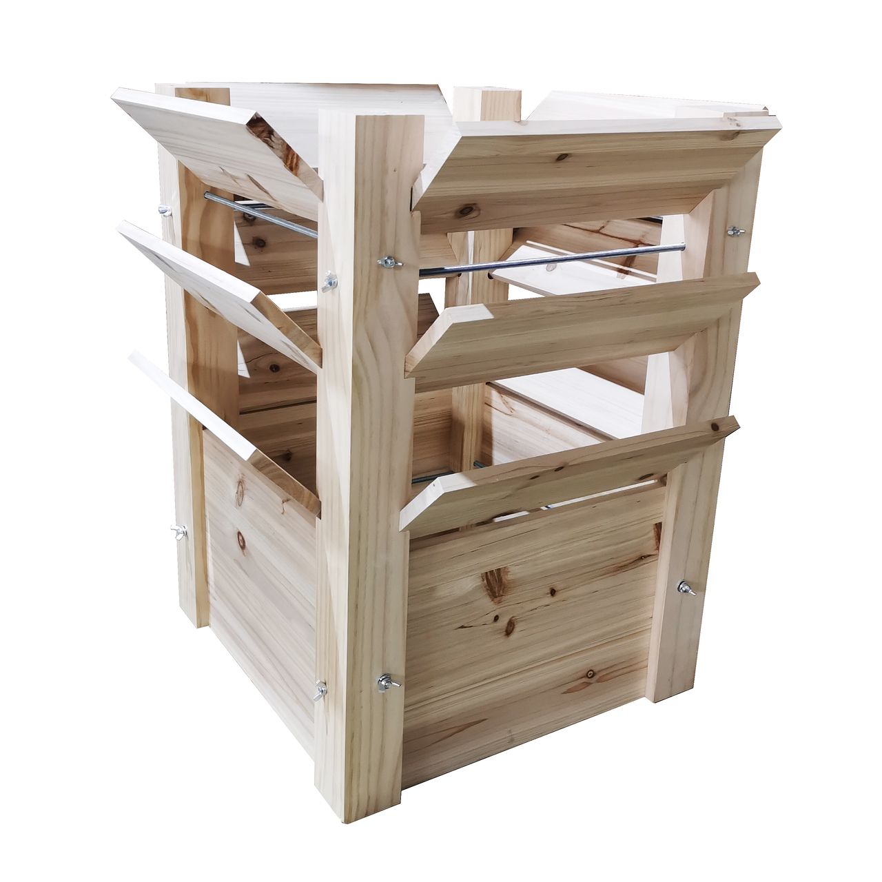 Powertec Garden Hochbeet aus Naturholz - L