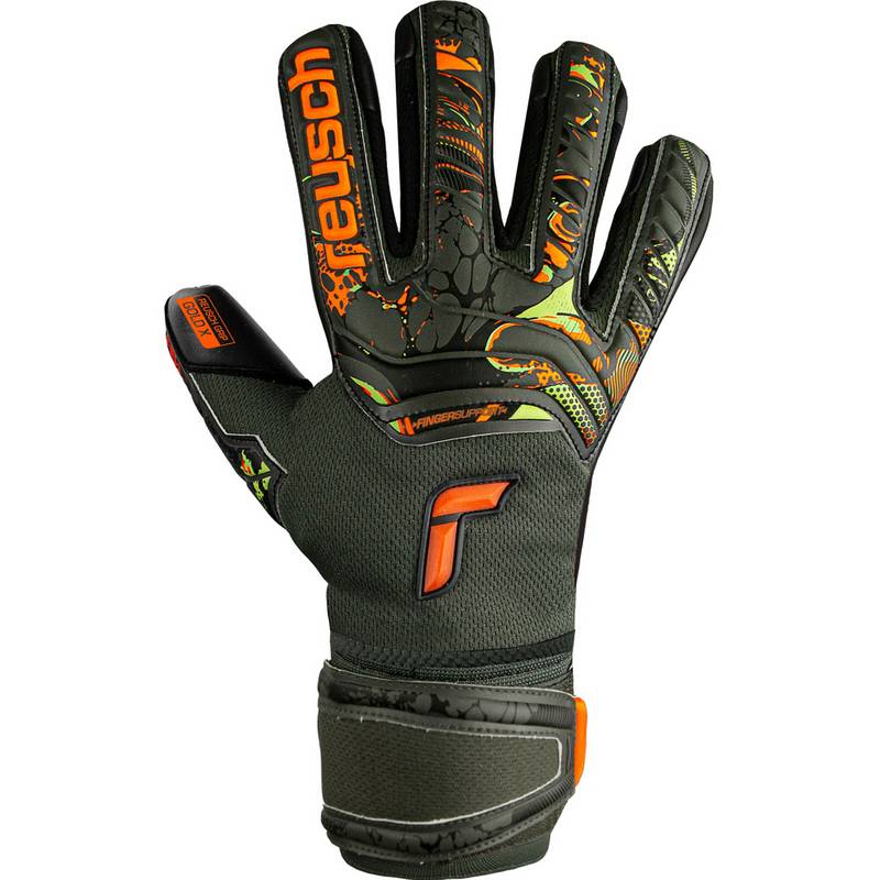 Reusch Attrakt Gold X Finger Support  Junior Torwarthandschuhe
