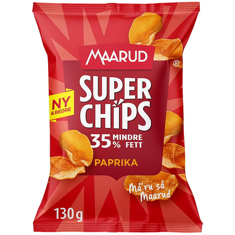 Maarud Superchips 130 g Paprika Maarud