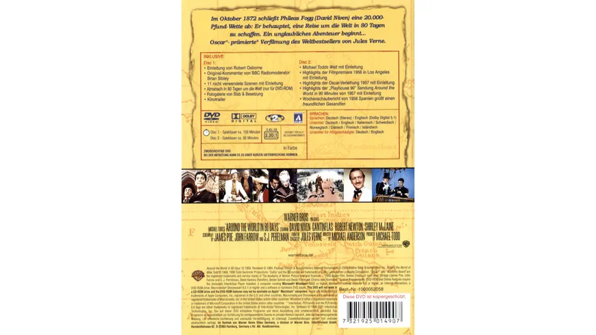 In 80 Tagen um die Welt - Classic Collection  [SE] [2 DVDs]