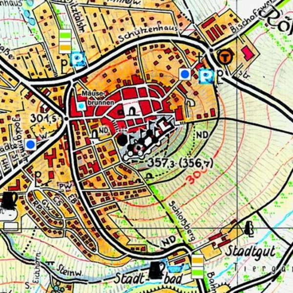 Stolpen und das Stolpener Land 1 : 20 000 - Wanderkarte
