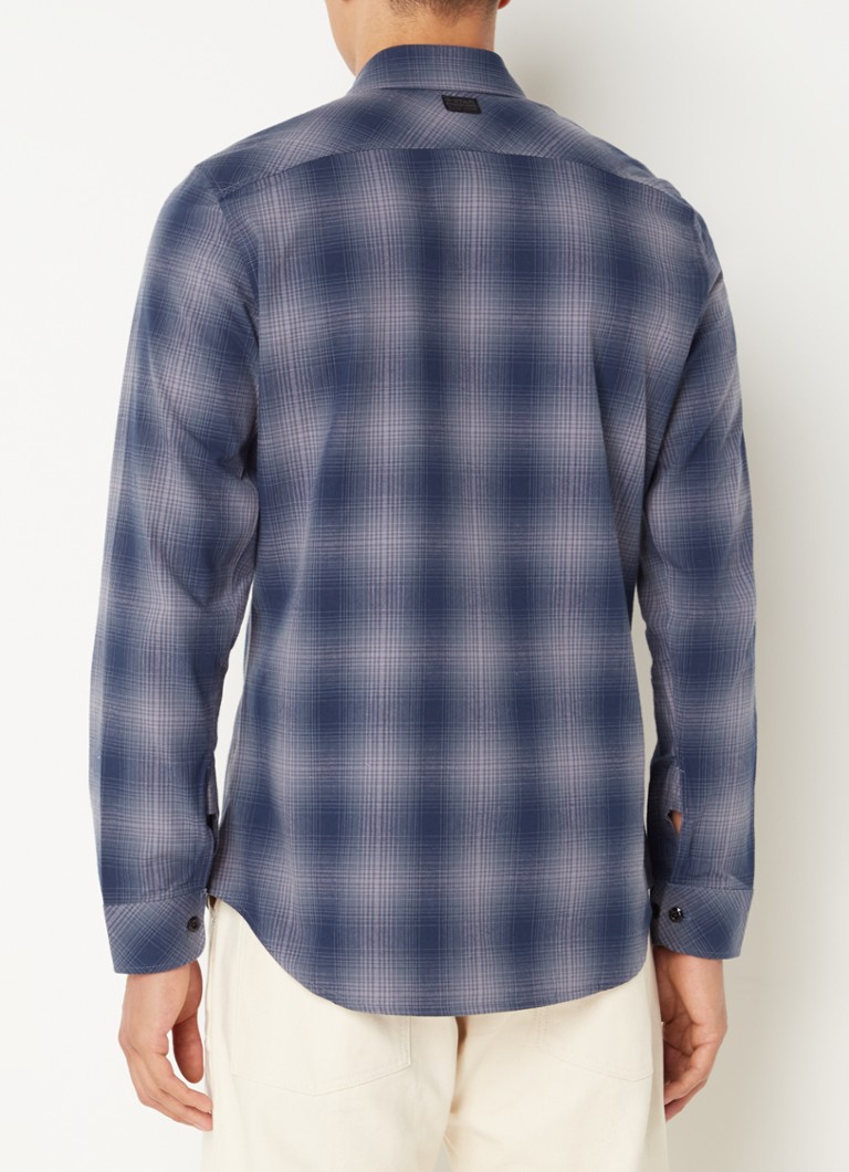 G-Star RAW flanel košulja s kariranim uzorkom