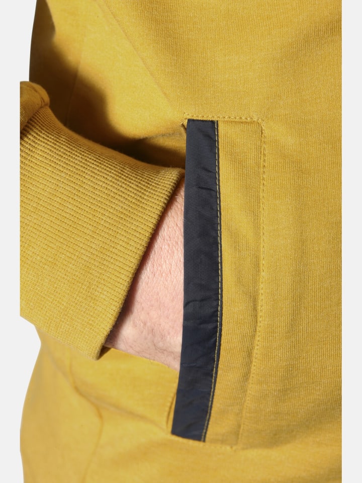 Jan Vanderstorm Sweatjacke ANDTARSEN in dunkelgelb günstig kaufen