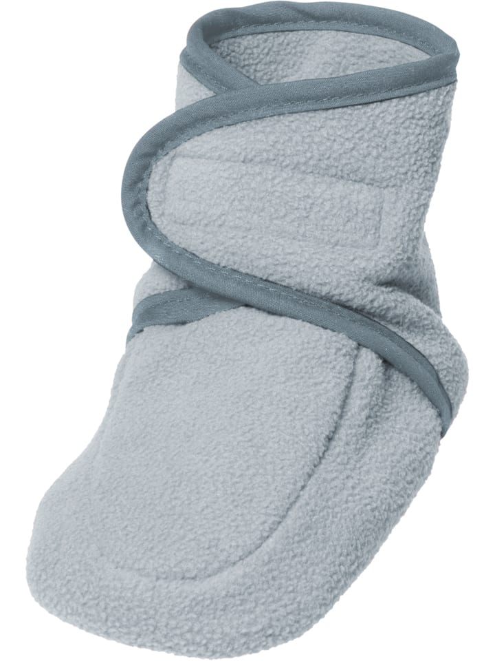 Playshoes Fleece-Krabbelschuhe in Grau günstig kaufen