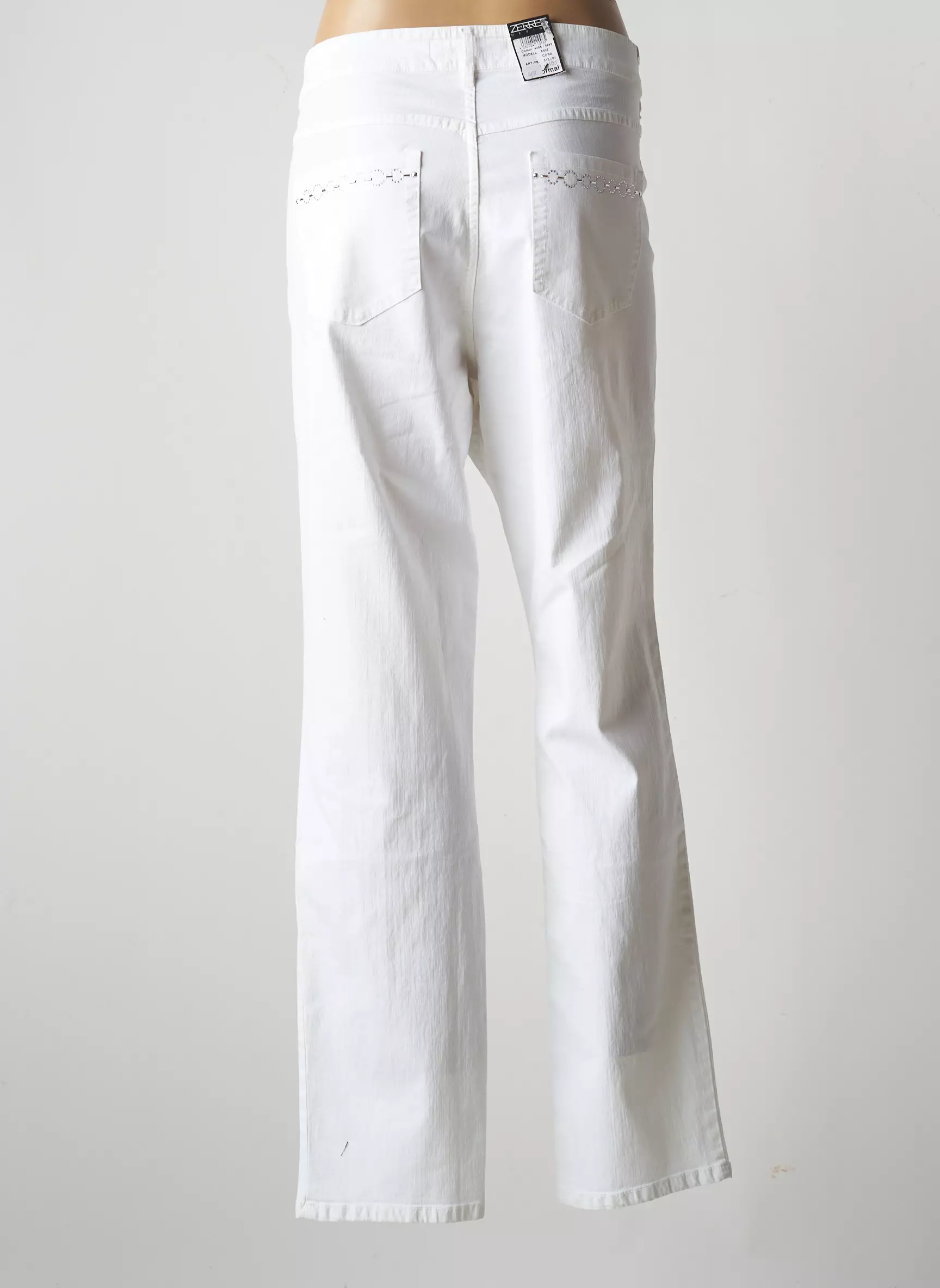 Zerres Pantalons Slim Femme couleur blanc