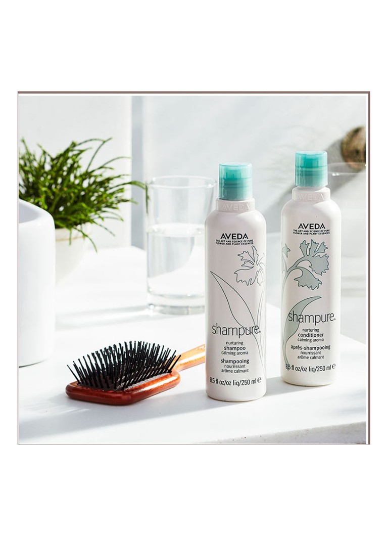 AVEDA Mini puinen melaharja - minikokoinen hiusharja