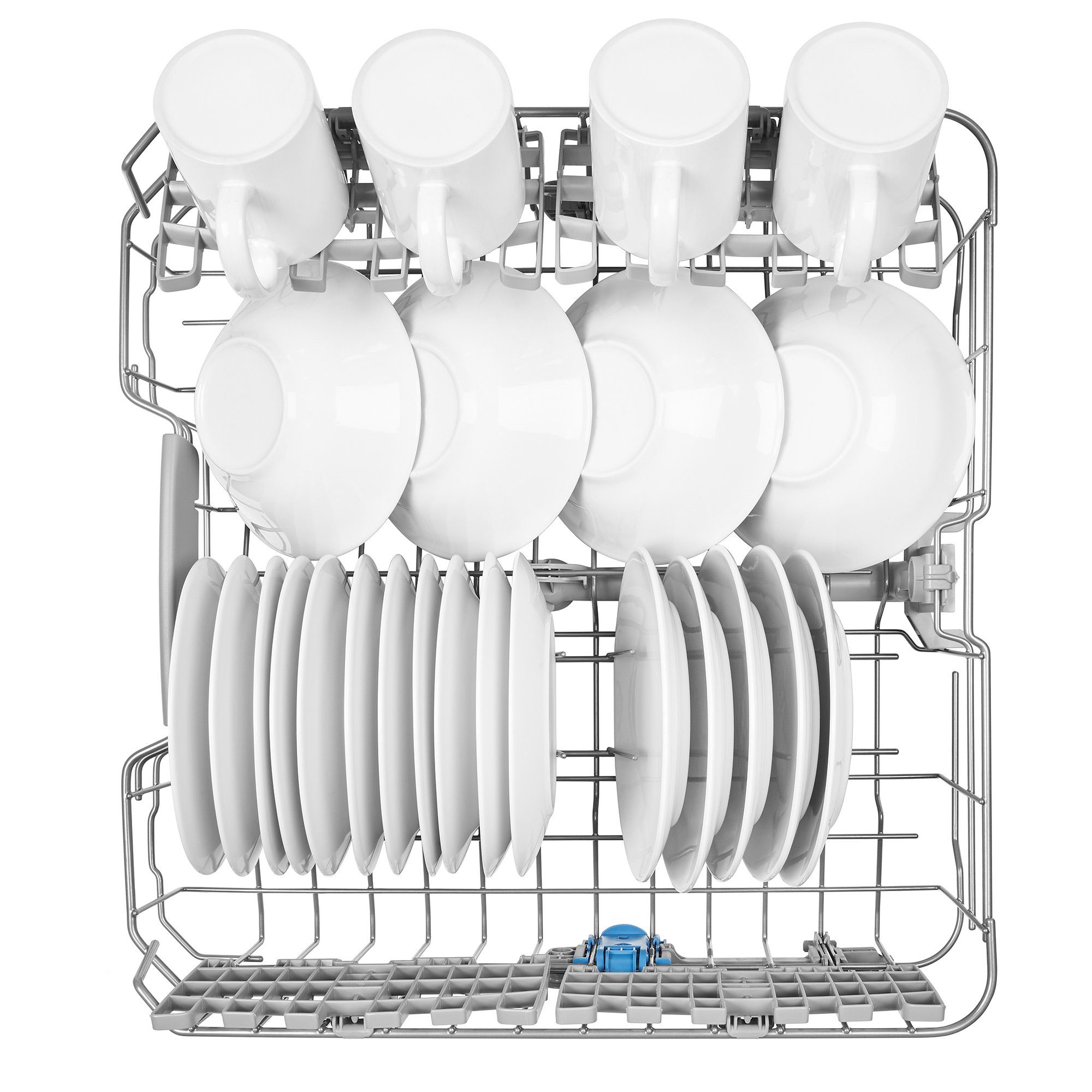 Privileg Standgeschirrspüler, RFC 2C24 A, 14 Maßgedecke, Vollwasserschutz, Edelstahl-Innenraum, 6 Programme