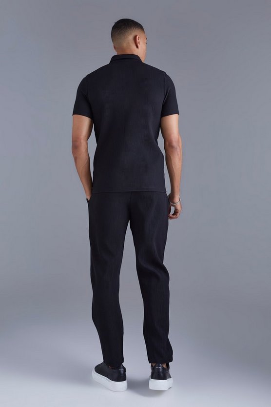 Schmale Hose mit elastischem Bund