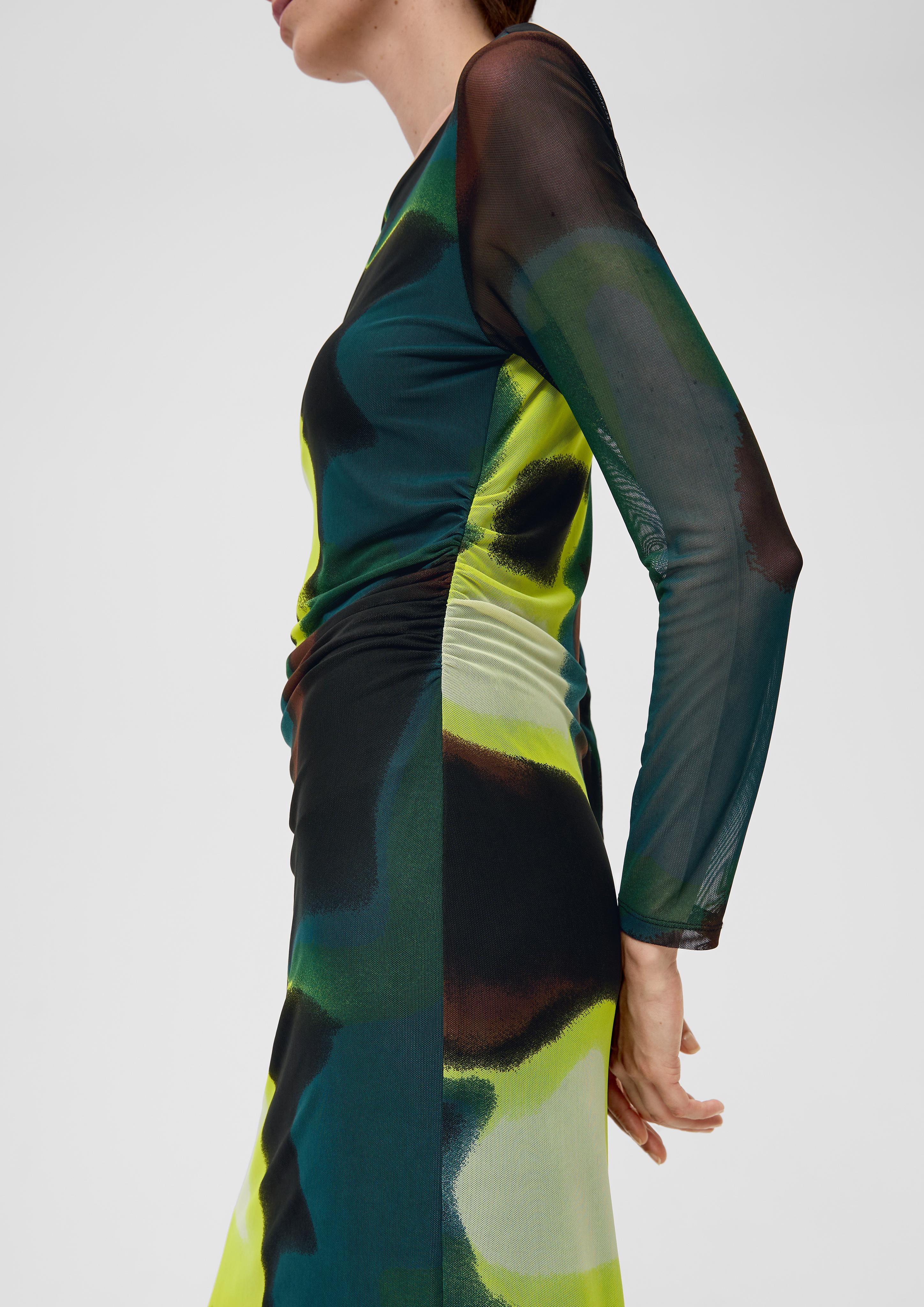Maxikleid aus Mesh  2133653-99A3
