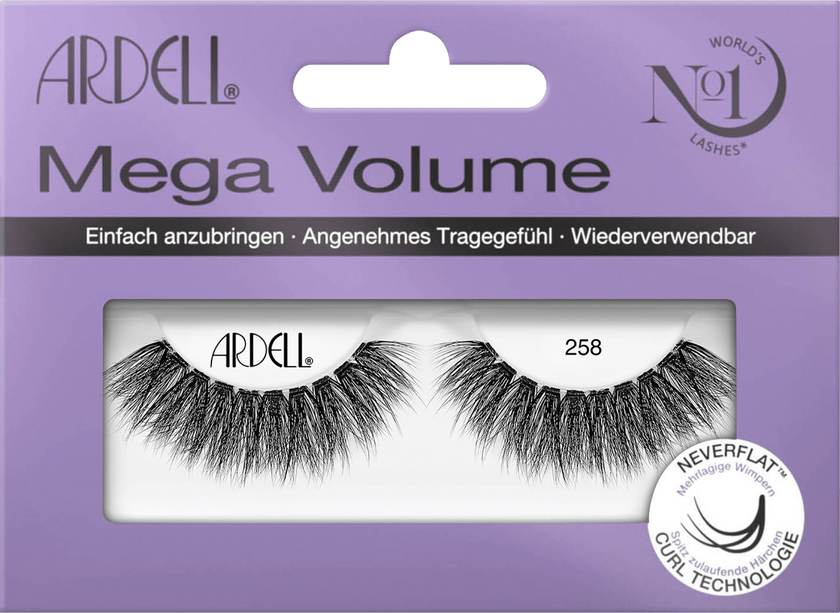Künstliche Wimpern Mega Volume 258 (1 Paar), 2 St