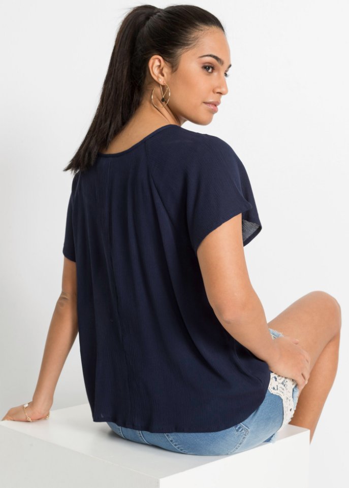 Bluse mit Spitze