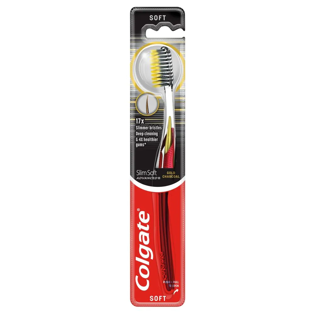 „Colgate Slim Soft Advanced Gold“ dantų šepetėlis