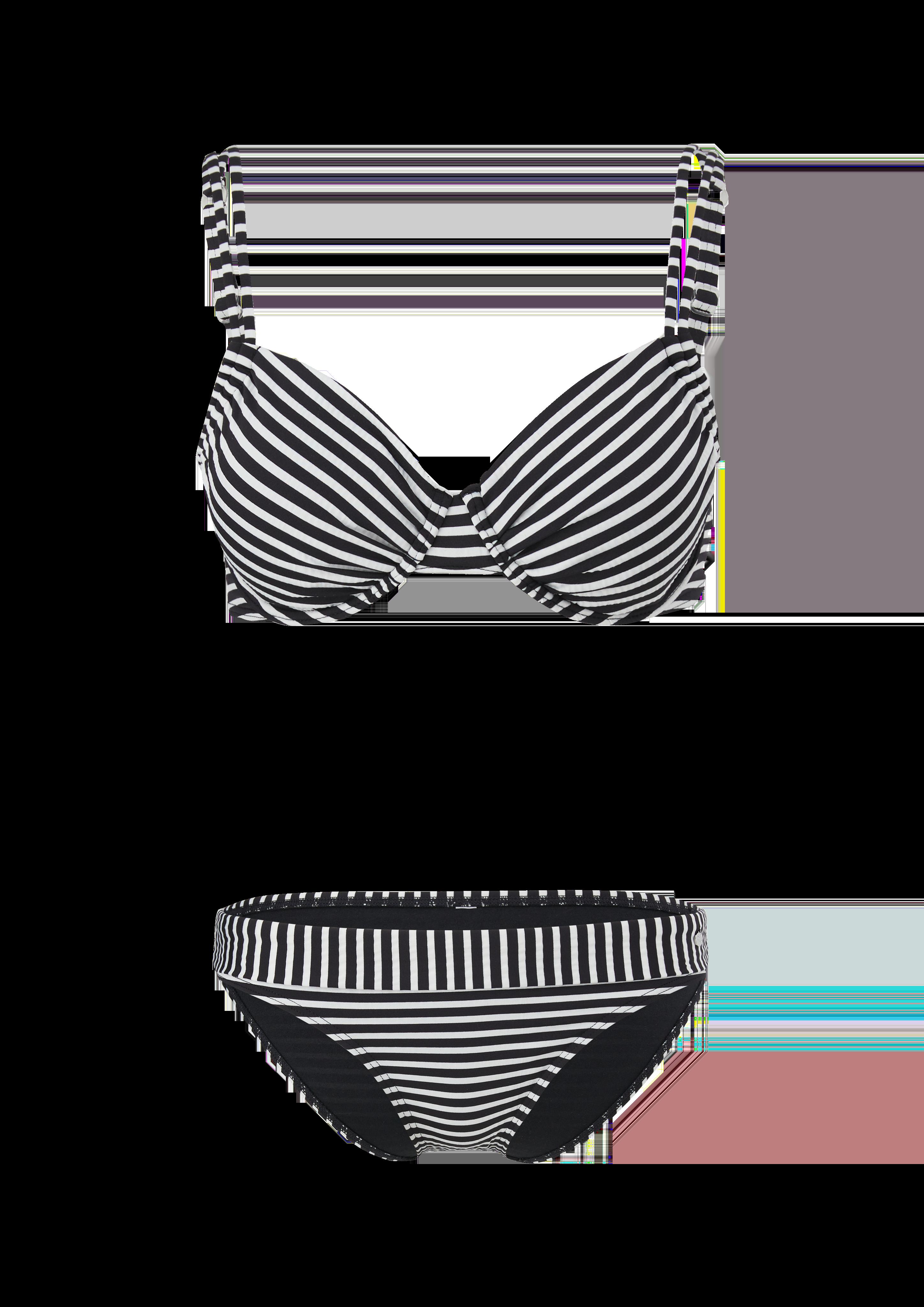 Bikini-Set in gestreifter Optik  6008060-9999