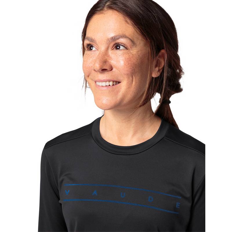 VAUDE Women's Qimsa LS Logo Shirt Sweatshirt Damen