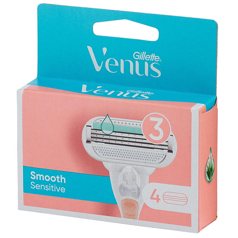 Gillette Gillette blader 4-pk Venus smooth sensitive