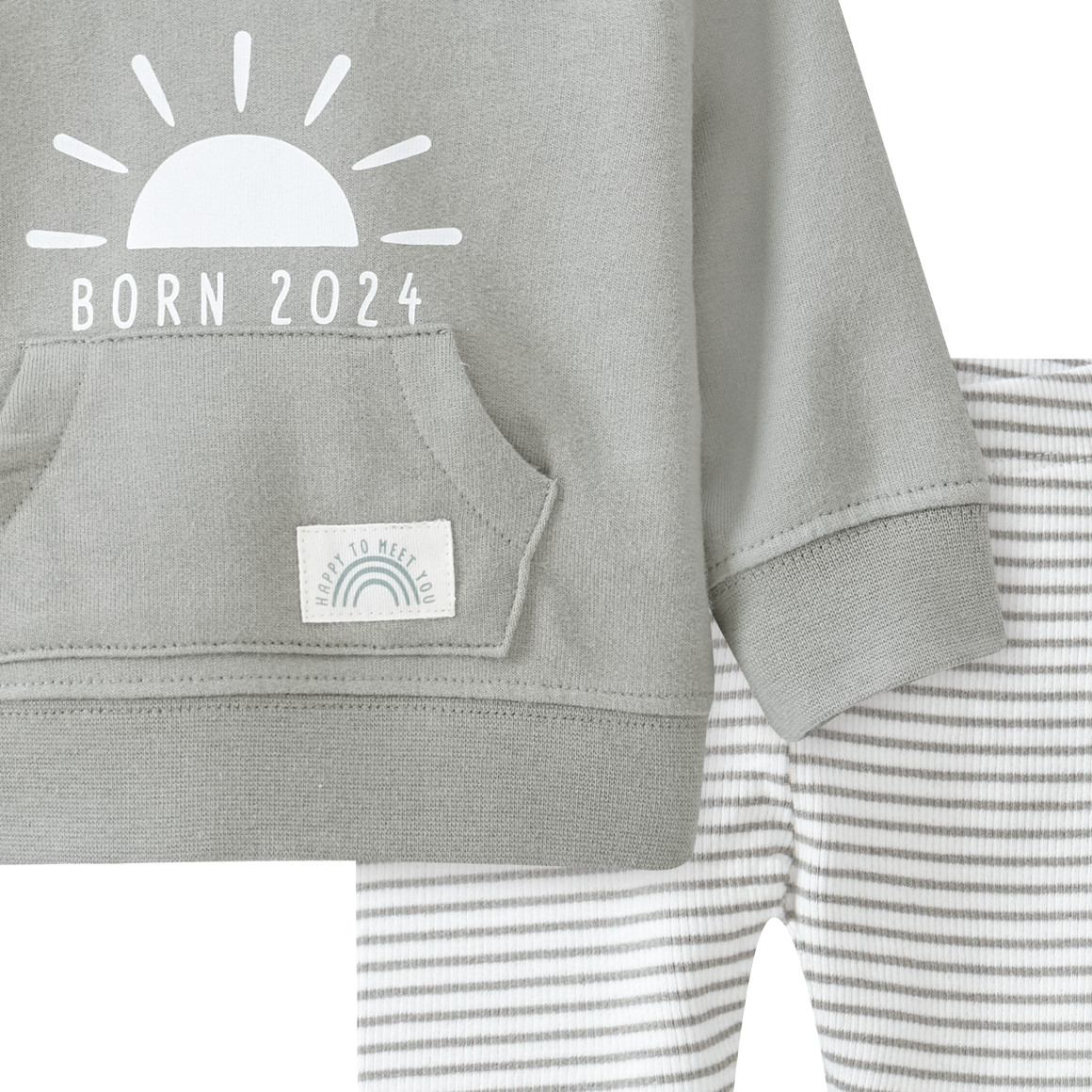 Newborn Sweatshirt und Hose Born 2024