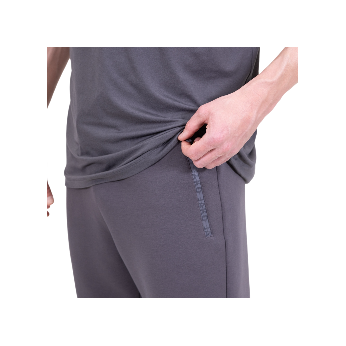 JAKO Pro Casual Jogginghose Grau F855