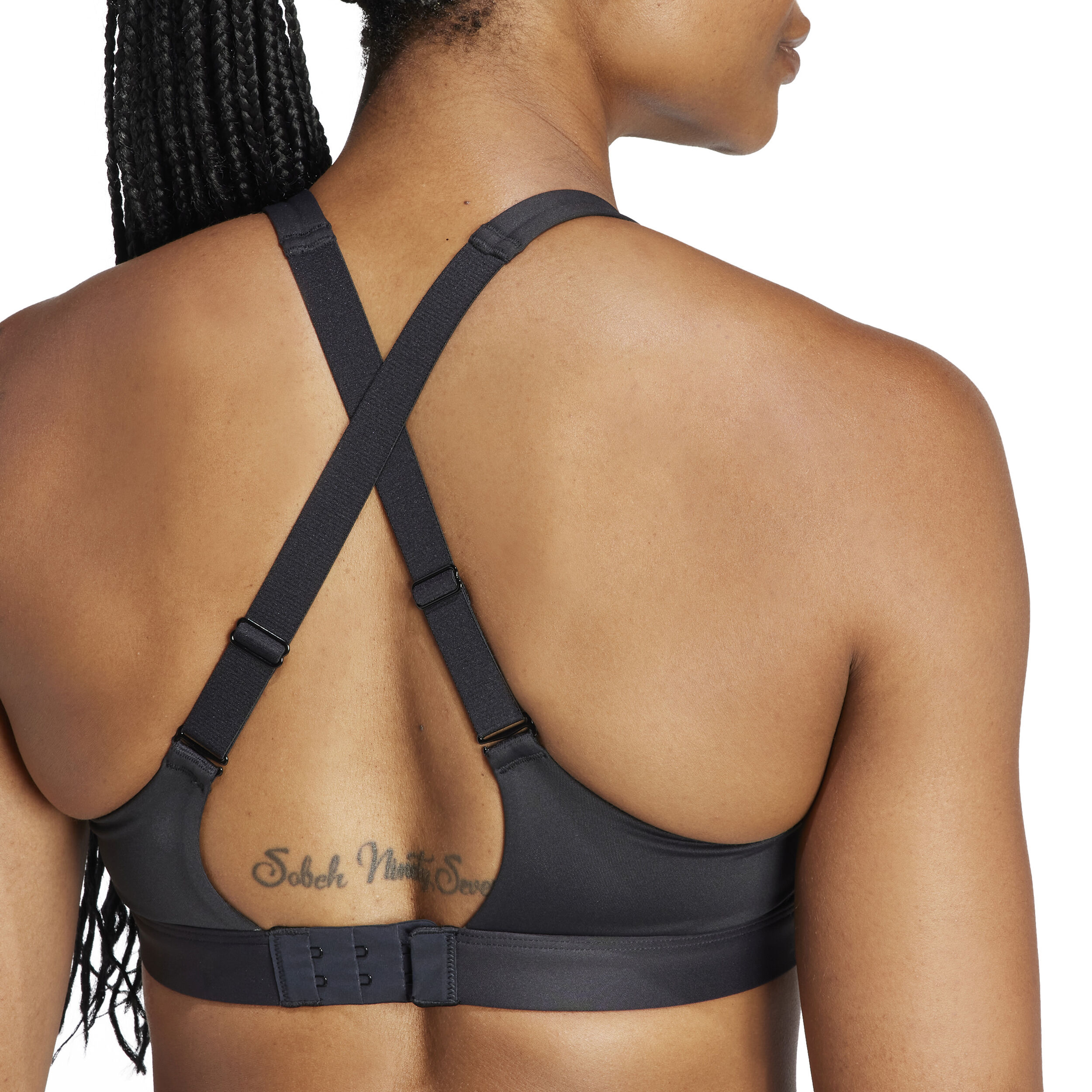 Training High-Support Sport-BH Damen - Schwarz