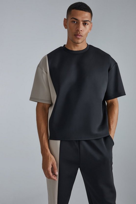 Kastiges Scuba Colorblock T-Shirt & Jogginghose
